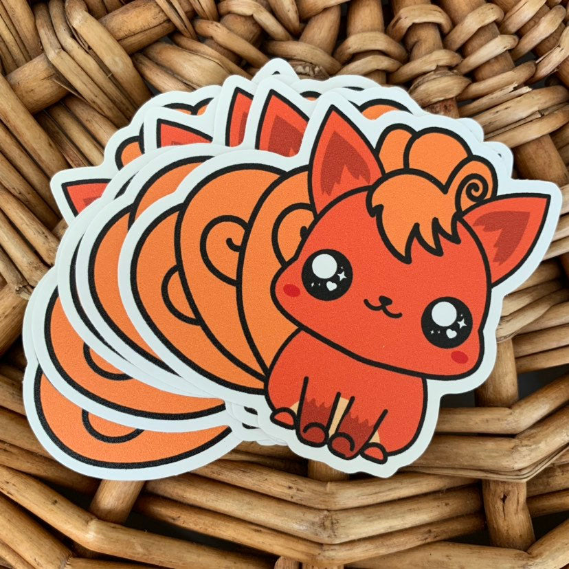 Vulpix Vinyl Sticker