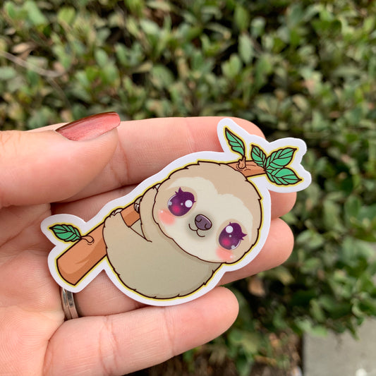 Cute Sloth Vinyl Sticker