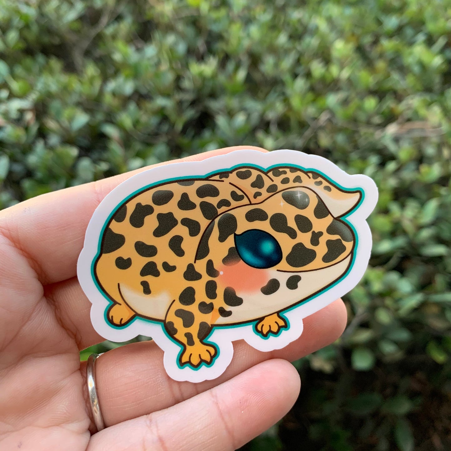 Leopard Gecko Vinyl Sticker
