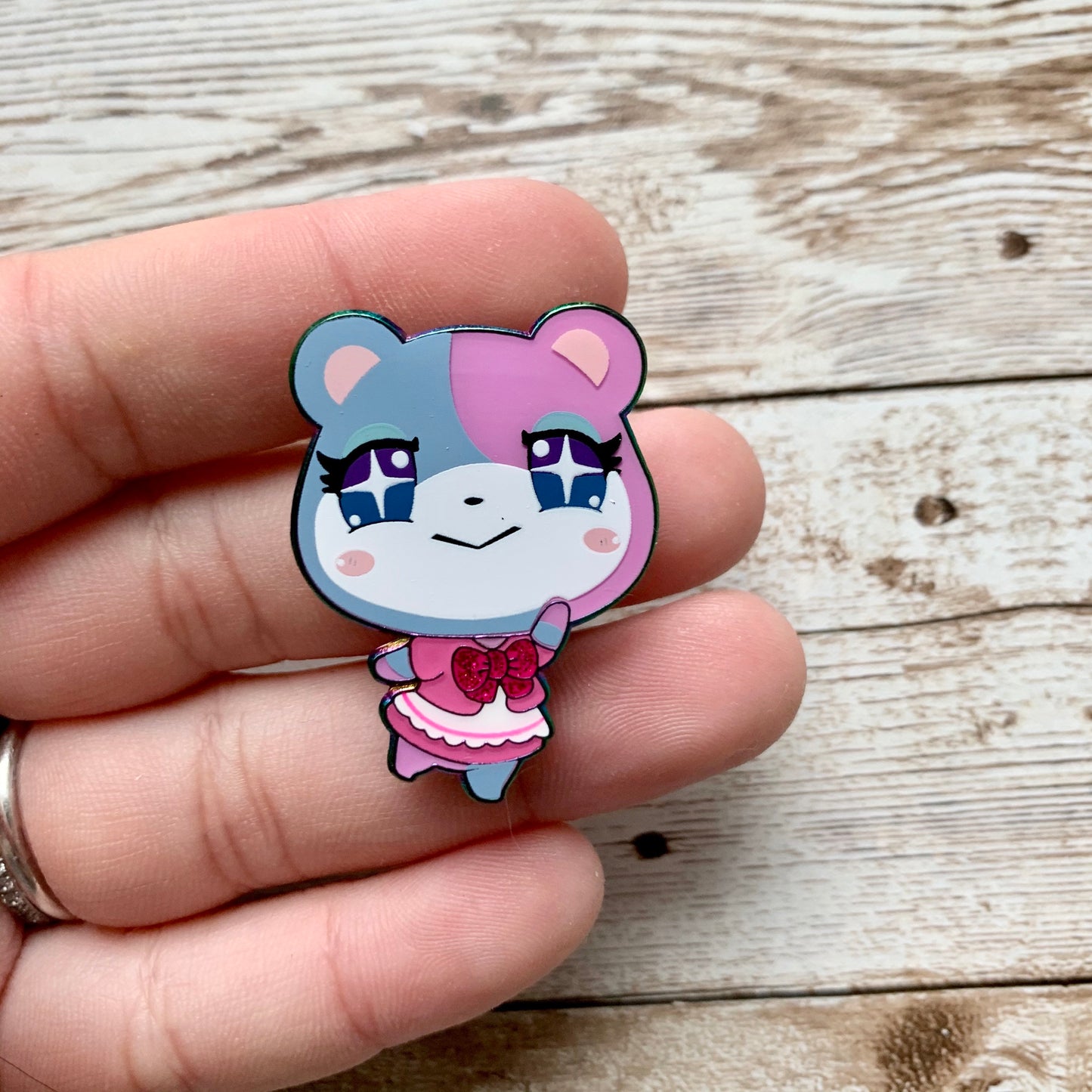 Judy Enamel Pin