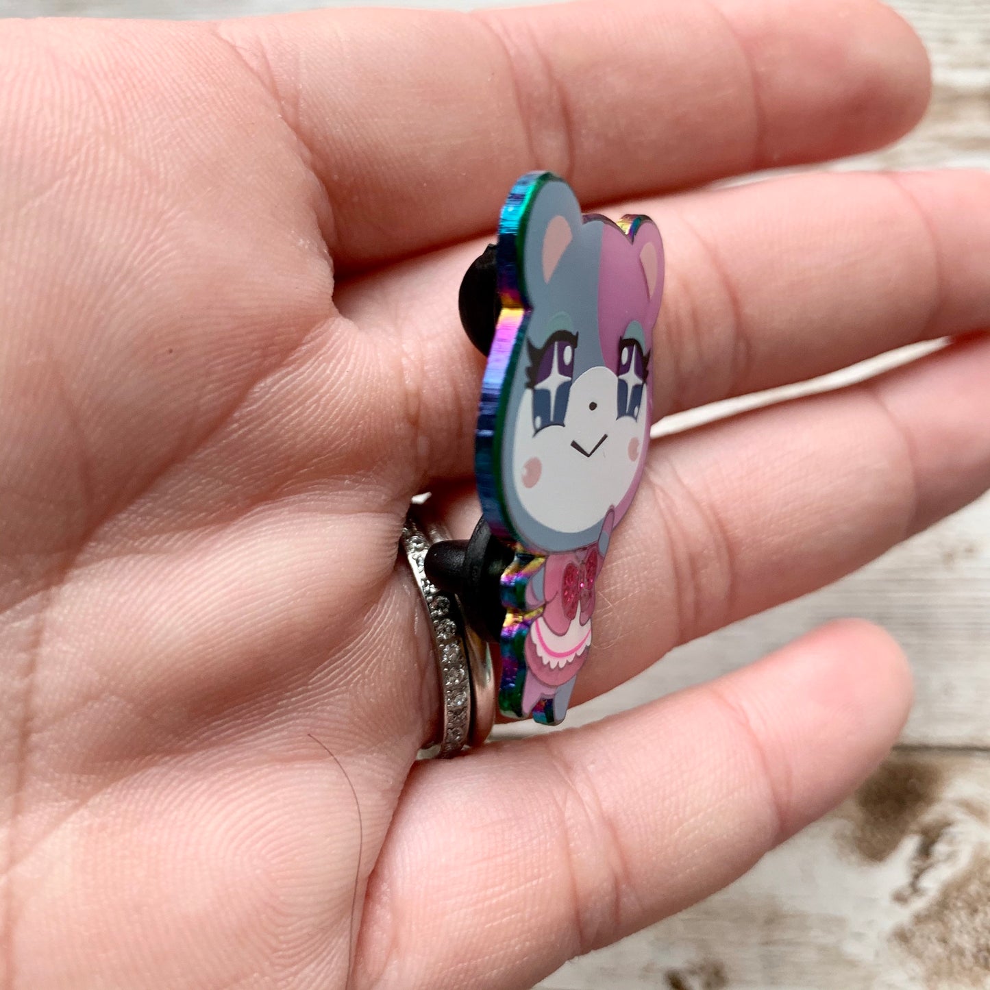 Judy Enamel Pin