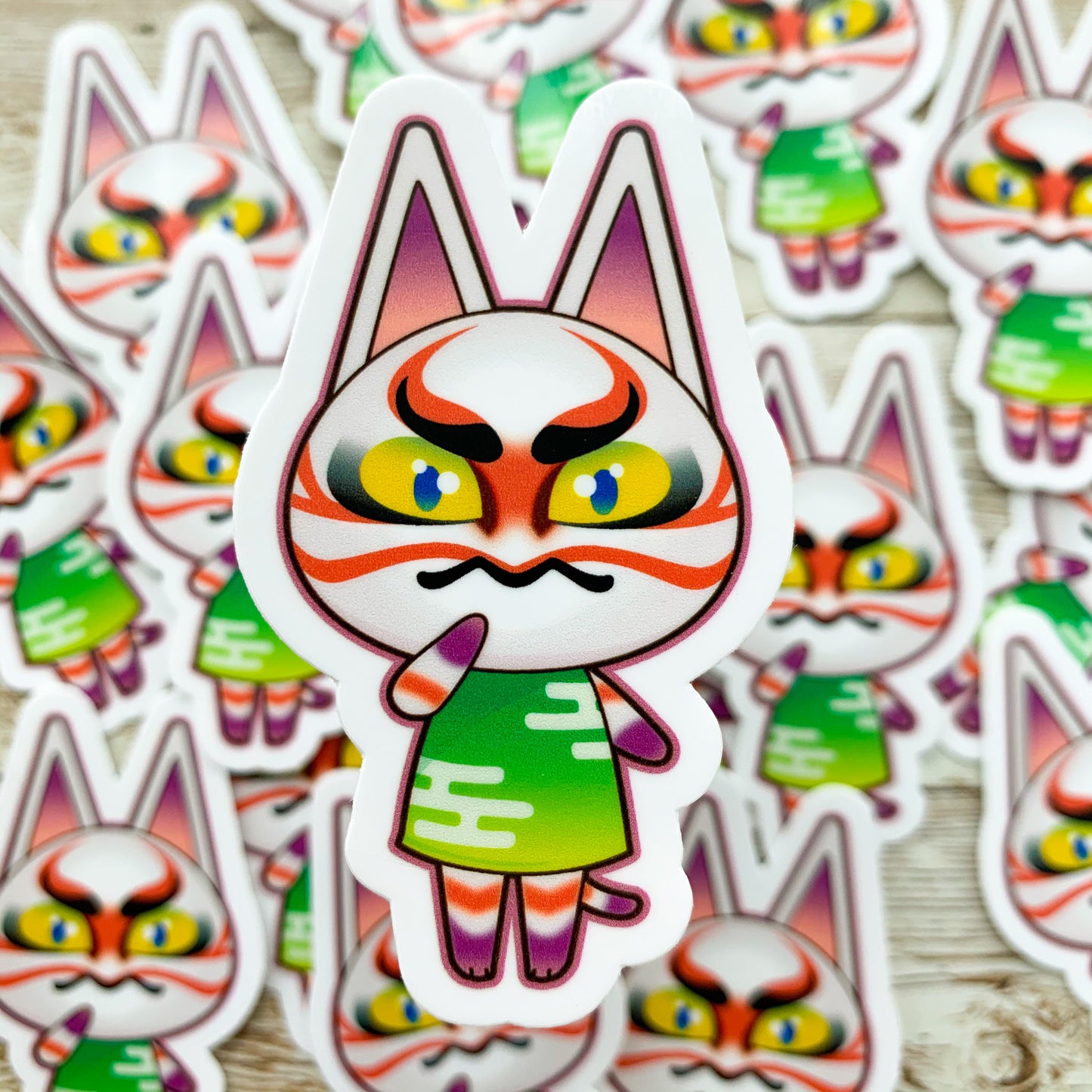 Kabuki Vinyl Sticker