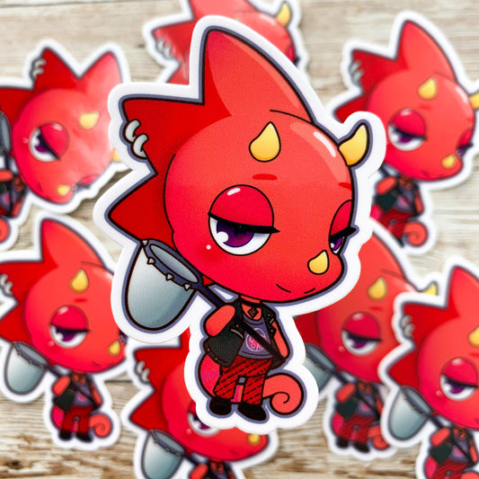 Flick Vinyl Sticker