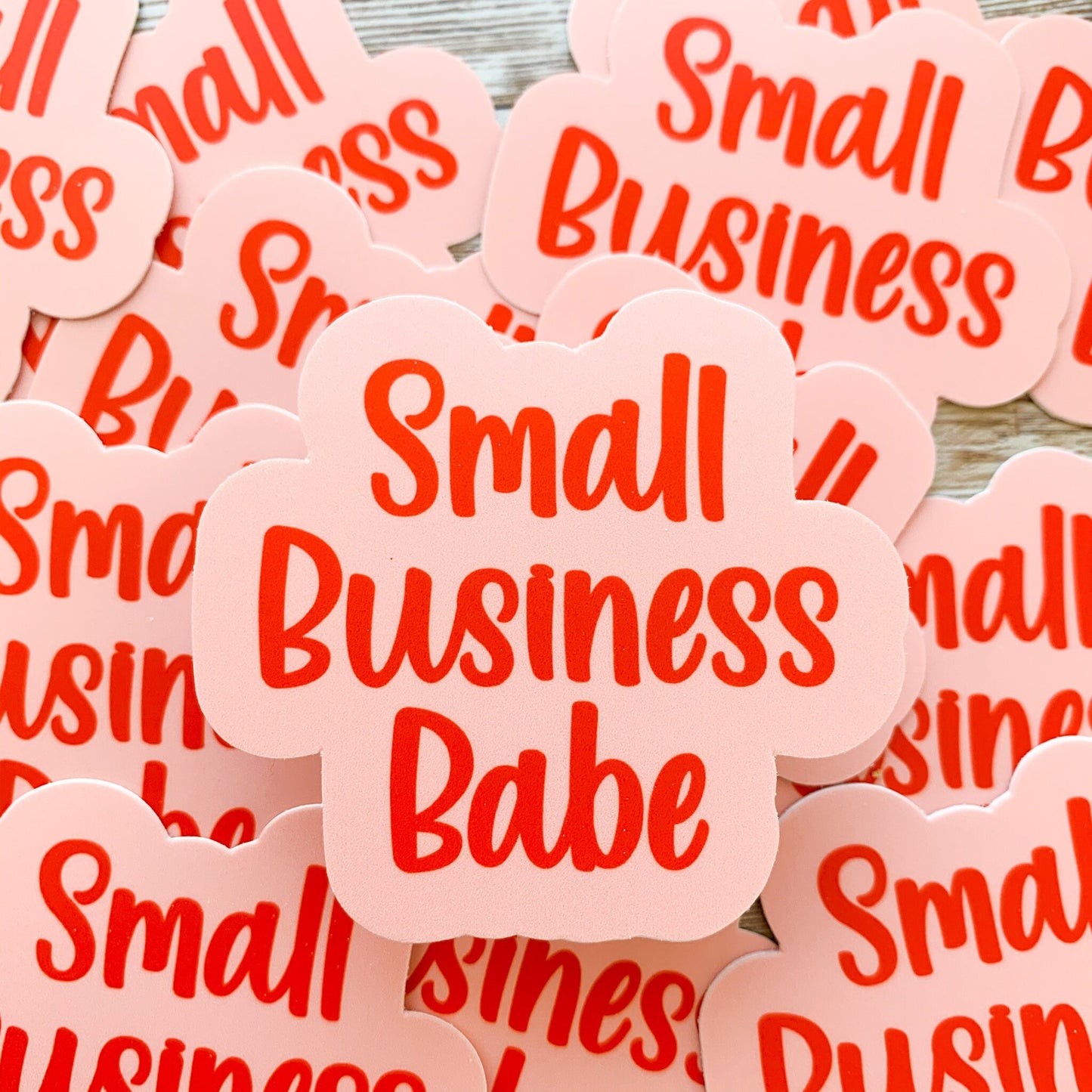 Small Business Babe Vinyl Sticker