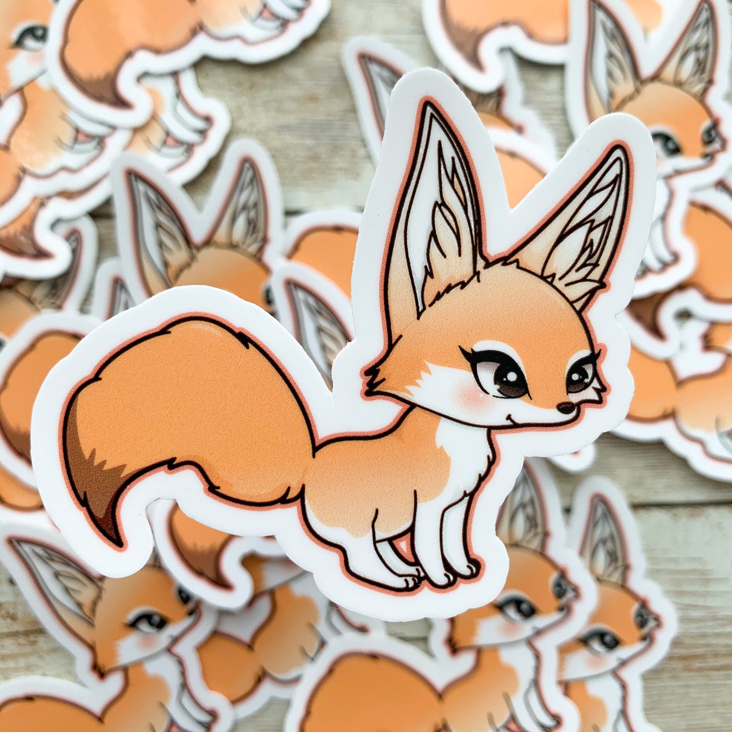 Fennec Fox Vinyl Sticker