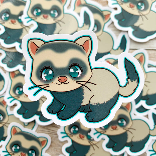 Ferret Vinyl Sticker
