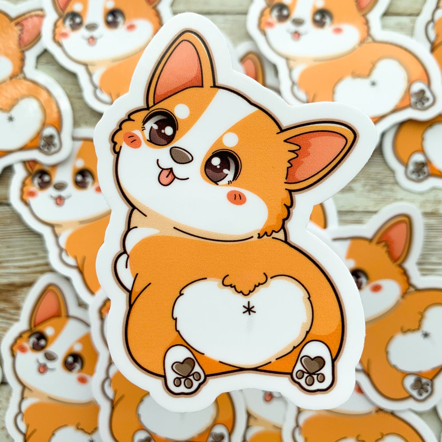 Corgi Booty Vinyl Sticker