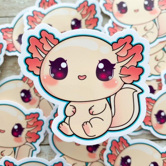 Axolotl Vinyl Sticker