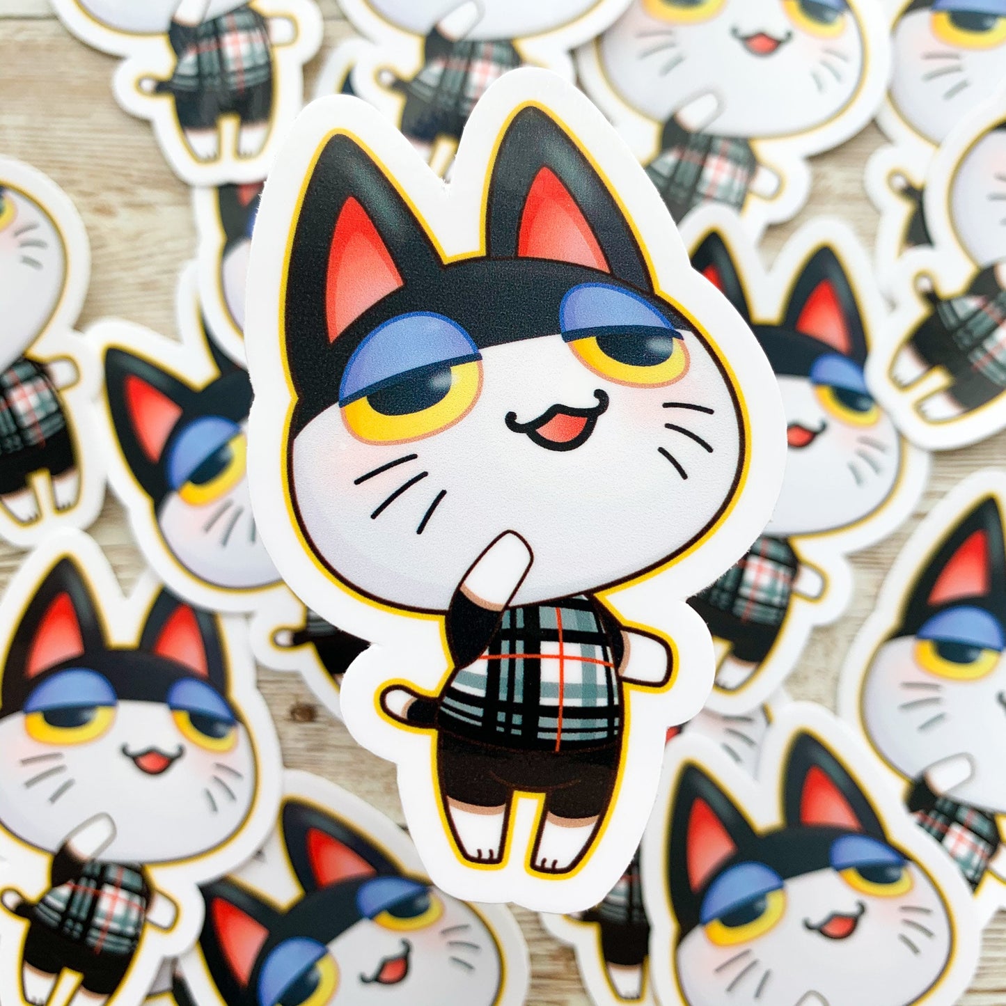 Punchy Vinyl Sticker