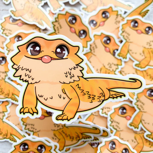 Bearded Dragon Vinyl Sticker
