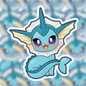 Vaporeon Chibi Sticker
