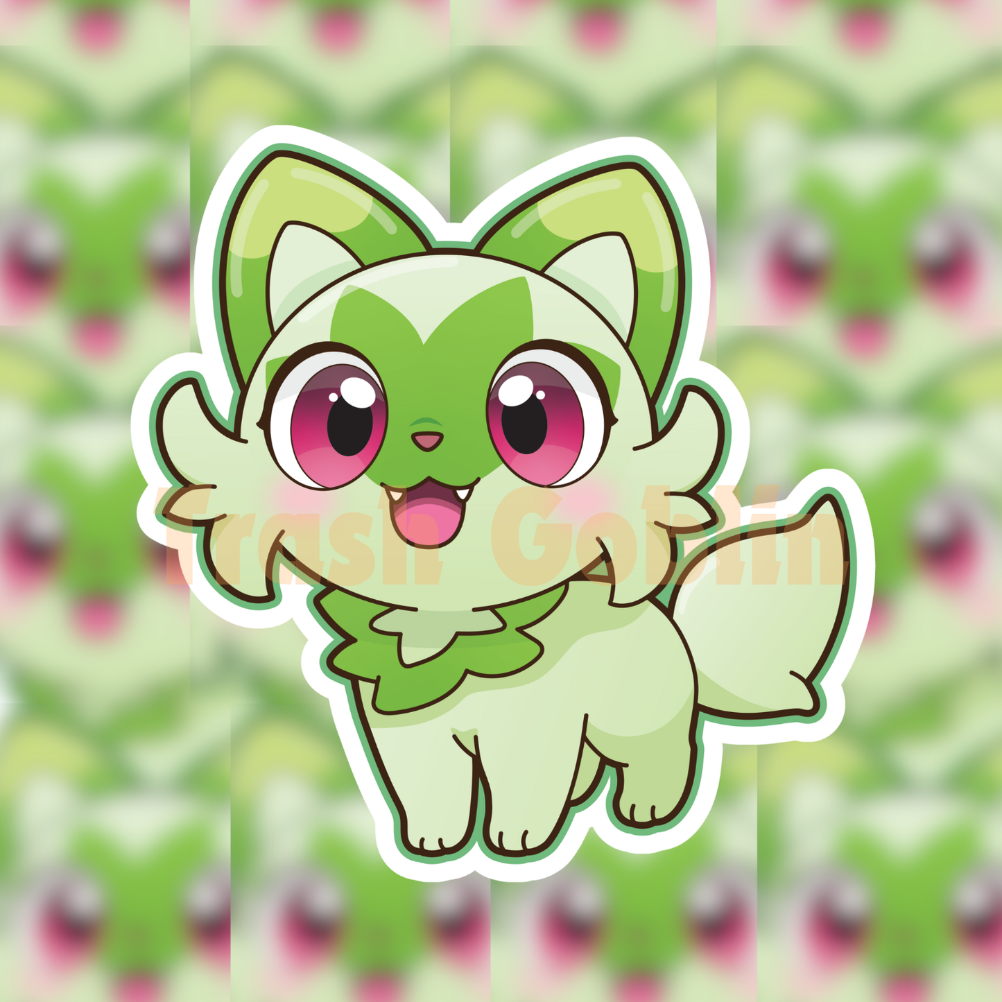 Sprigatito Chibi Sticker