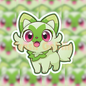 Sprigatito Chibi Sticker