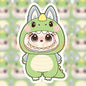 Dinosaur Labubu Vinyl Sticker