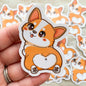 Corgi Booty Vinyl Sticker