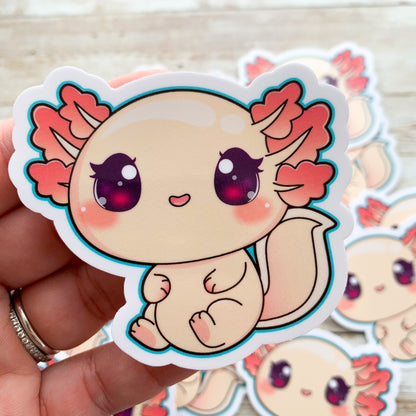 Axolotl Vinyl Sticker