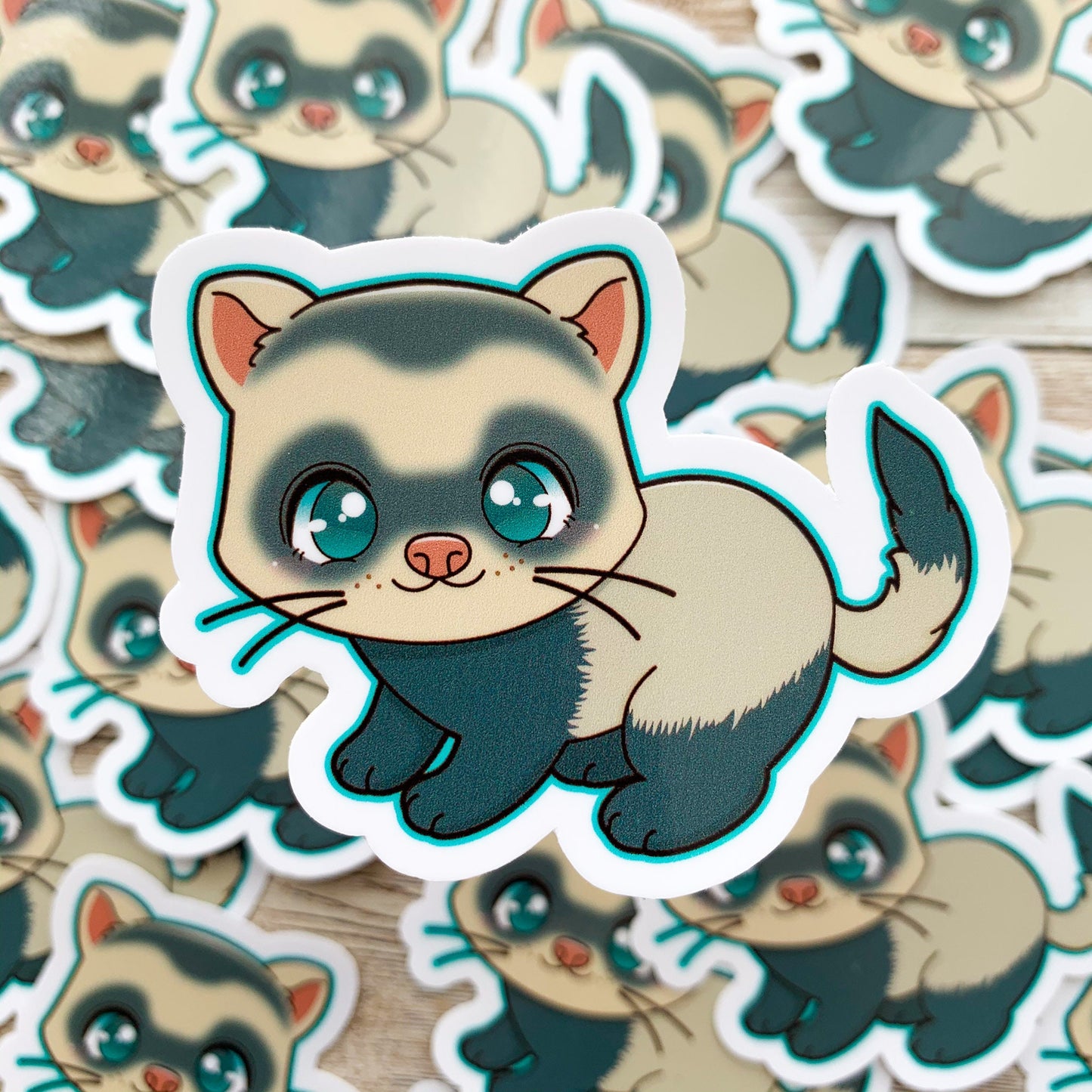 Ferret Vinyl Sticker