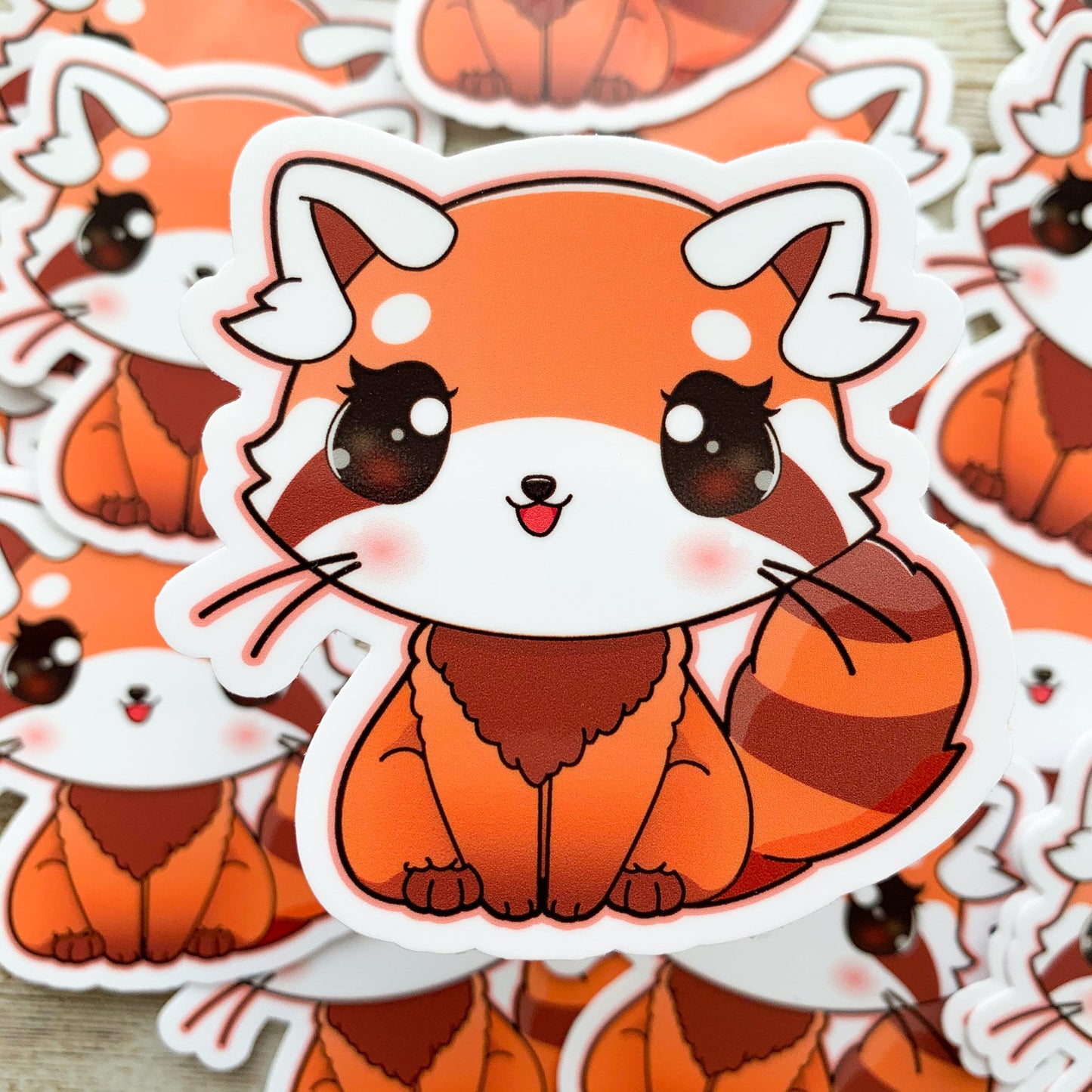 Red Panda Vinyl Sticker