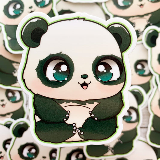 Panda Bear Vinyl Sticker