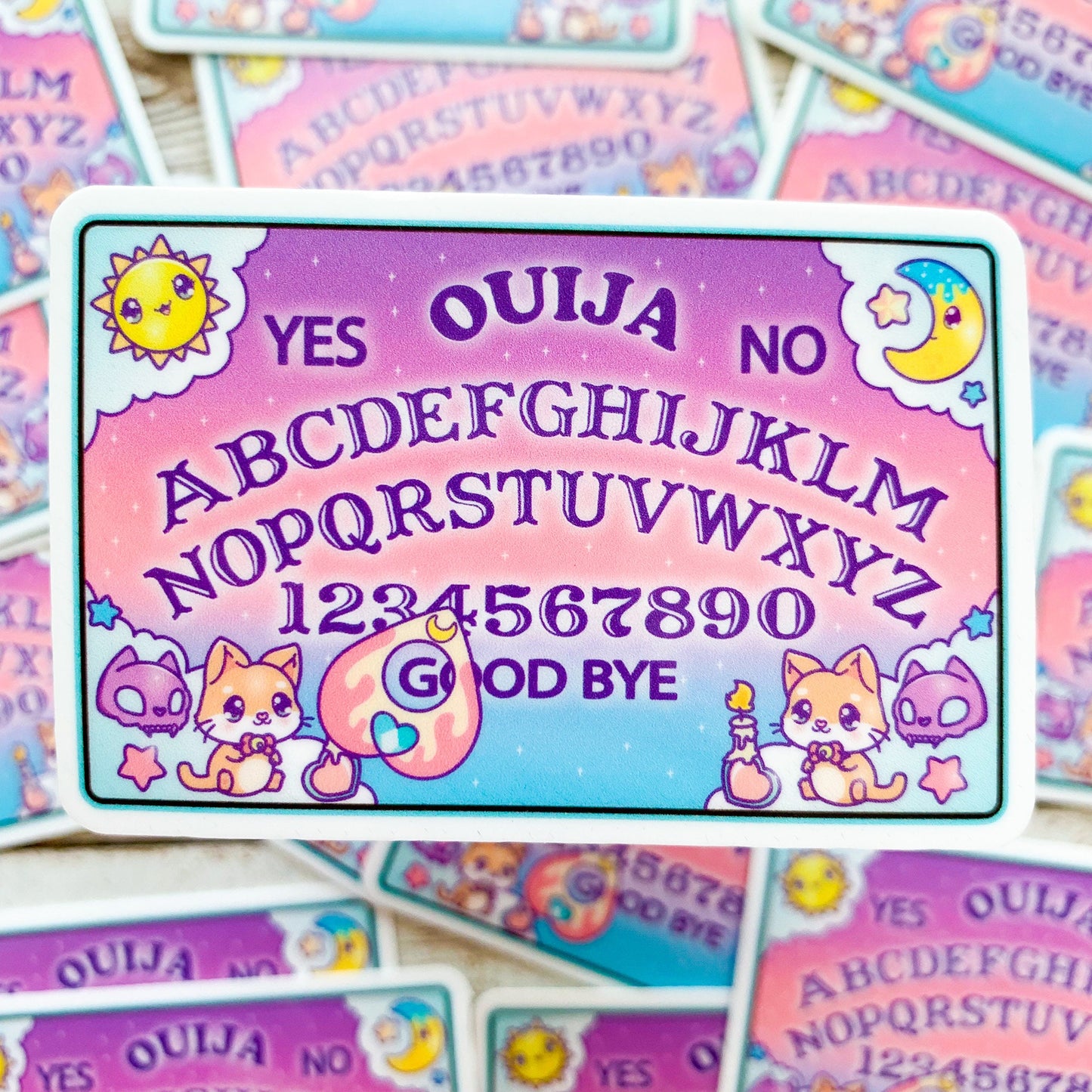 Ouija Board Vinyl Sticker