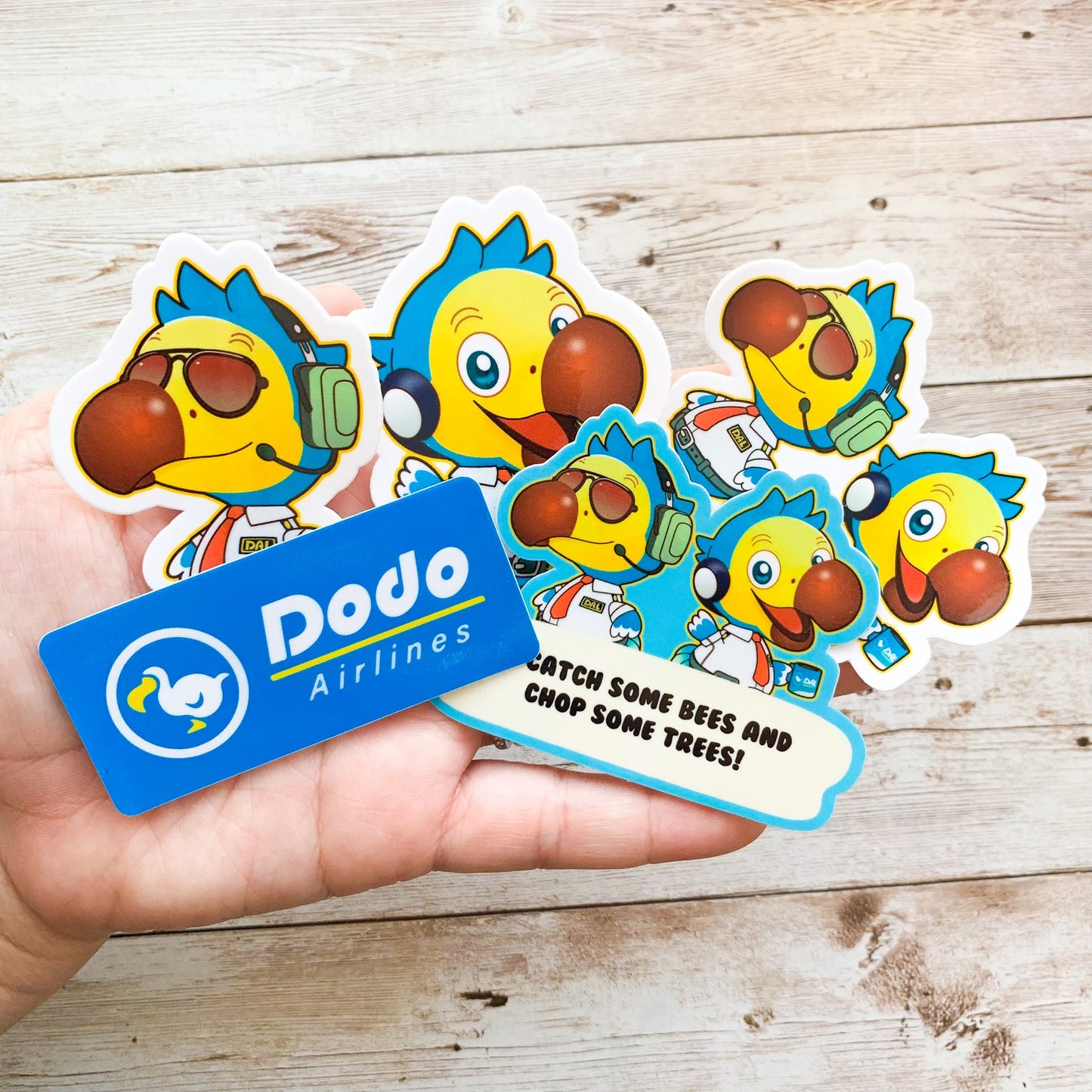 DAL Brothers Dodo Airlines Vinyl Sticker Pack