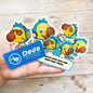 DAL Brothers Dodo Airlines Vinyl Sticker Pack