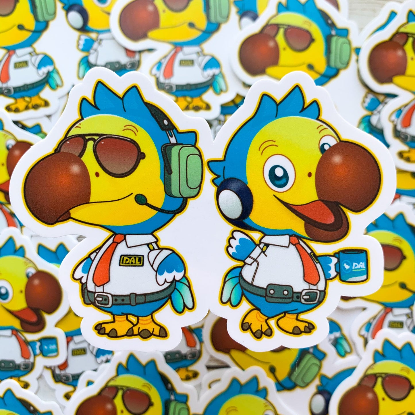 DAL Brothers Dodo Airlines Vinyl Sticker Pack
