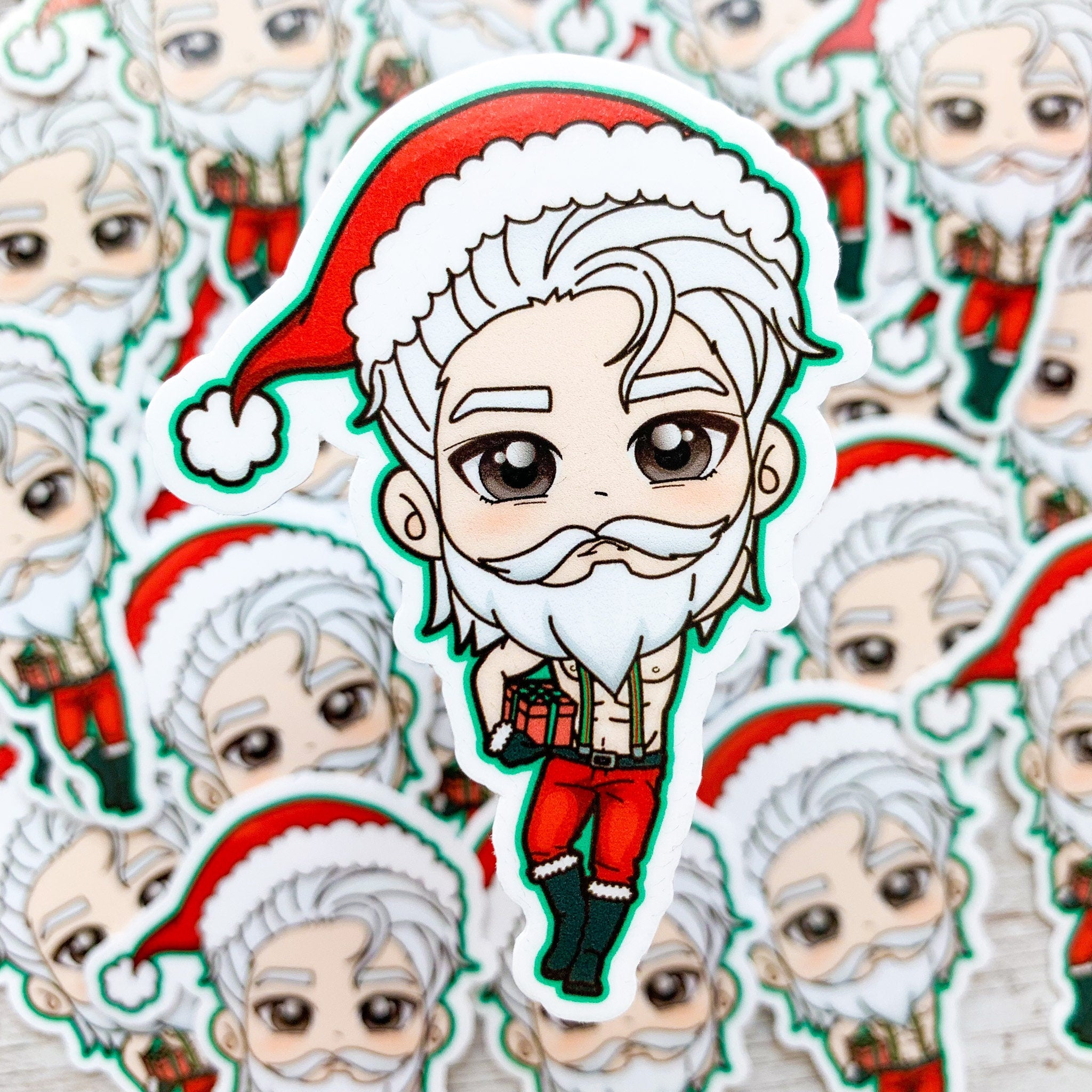 Zaddy Sticker Santa Zaddy - Sexy Santa Vinyl Sticker – Trash Goblin