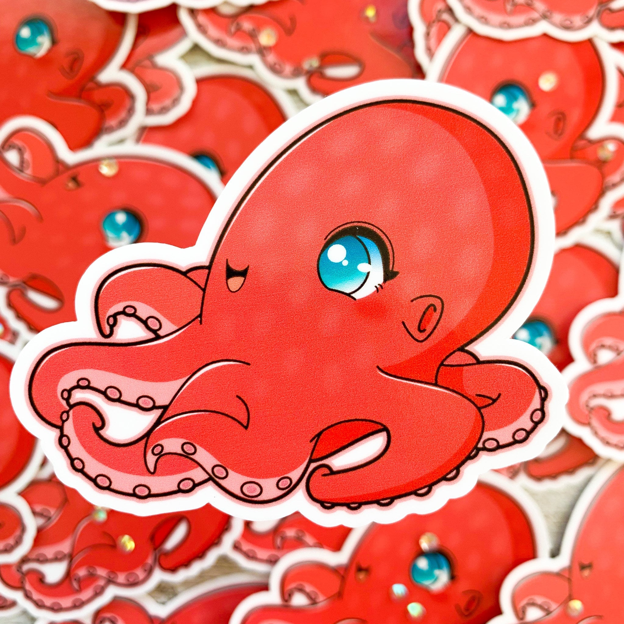 Sticker Octopus Jpg Octopus Vinyl Sticker – Trash Goblin